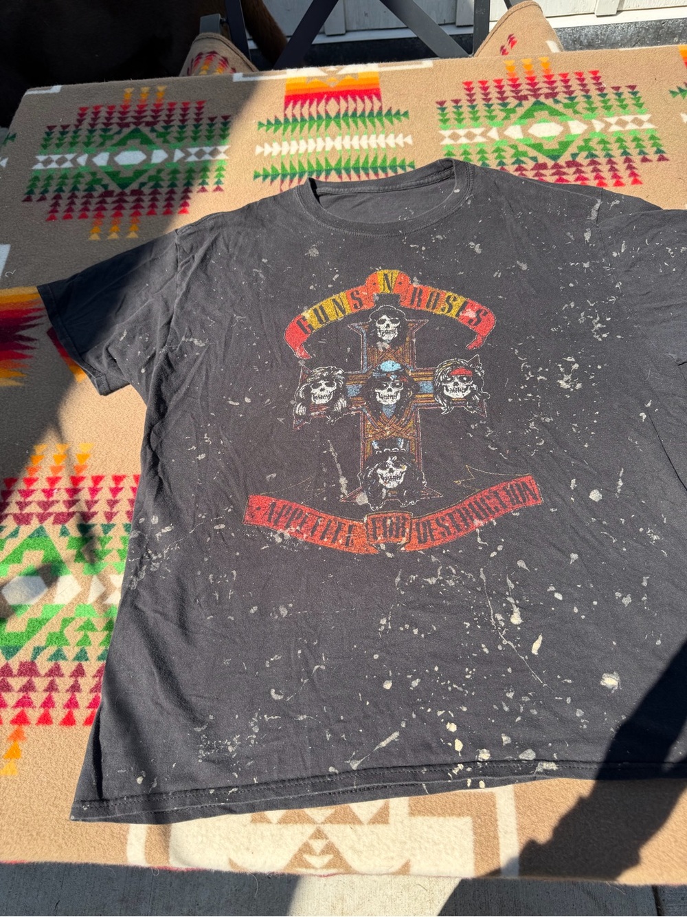 Guns N' Roses Appetite For Destruction Black Graphic Tee